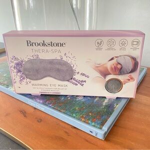 •Brookstone Thera-spa warming eye mask NIB•